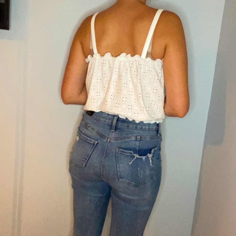 White Tank Top - Picture 3 of 3